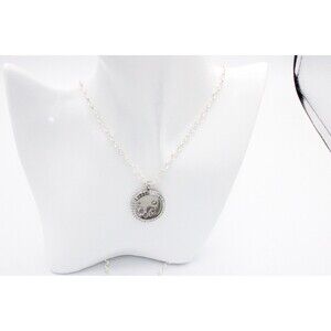 Origami Owl Silver Living Locket Necklace with Rolo Chain Floating charms love